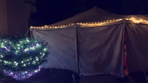 4x4 Arabic Majlis Tent with Custom Seating & Table