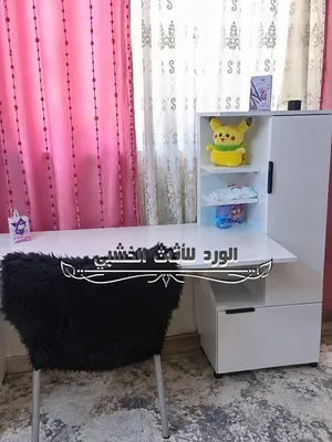 مكاتب دراسة .. احجام وموديلات متنوعة خشب لامينيت 18 تركي  زوايا عظم كريستال يتحمل الوزن