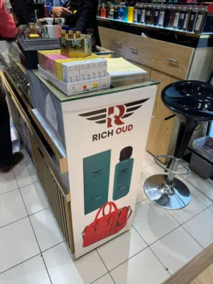 perfumes, gifts counter for sale newly made