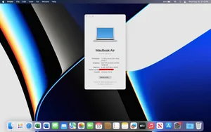 ماك بوك أير MacBook Air 13-inch (Intel i7 / 8GB RAM / 256GB SSD) بحالة ممتازة