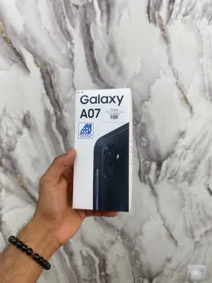 New Samsung Galaxy A07 4+64GB Black, 6.7-inch, 50 MP main rear camera. 5000 mAh battery ,