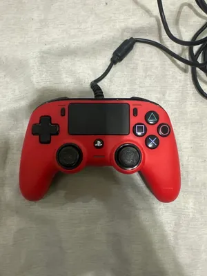 أحمر اورجنزا سونيps4 DualShock 4 controller