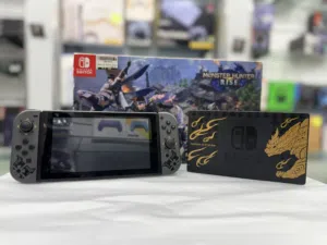 سويتش نسخة مونستر هانتر الخاصة (كامل مع الكرتون) Switch Monster Hunter Special Edition