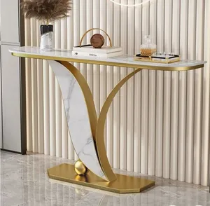 كونسول مودرن بتصميم راقي ومميز، مناسب للمدخل، الصالون أو خلف الكنبايات