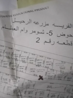 قطعه ارض مشترك منظم مساحتها 740م
