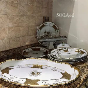 URGENT SALE – Vintage German Weimar Porcelain Dinner & Serving Set – AED 500