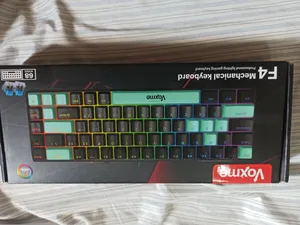 Voxme f4 keyboard 60% size with keycaps and hotswaple switch blue switch
