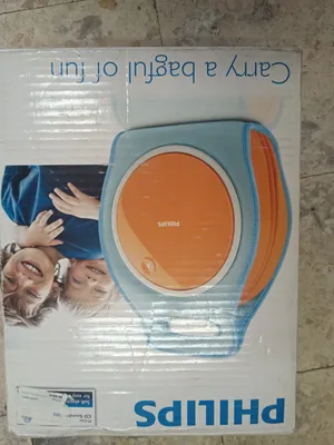 جهاز كاريوكي محمول سوبر ساوند من ماركة فيلبس ، مكبر صوت، مشغل cd و aux  و mp3 link ...