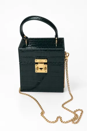 Brand new Original luxury [Schic] brand Crocodile golden bag