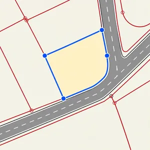 505 متر -شارعين - ماصيه قرن الجاموس -واجهة شرقيه مطله بسعر مغري 43000