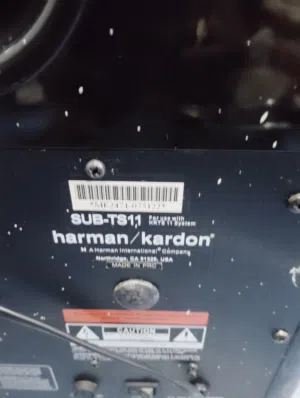 onkyo avr with harman kardon sub