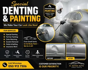 All cars danting and painting with good prices in Abu Dhabi