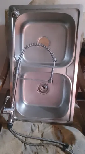 حوض مطبخ كالجديد