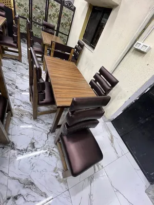 طاولات كافيه مع 4 كراسي بسعر 120دينار