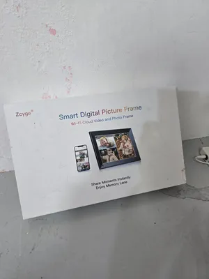إطار صور رقمي ذكي (Smart Digital Frame) يعرض الصور والفيديو عبر الواي فاي - جديد بالكرتون