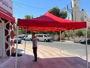مظلة كازبو 3*3 متر للمحلات للبسطات للقهاوي للروضات للحدائق