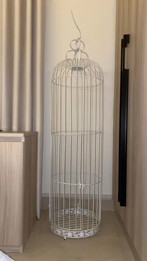 ديكور قفص حديدي / white Cage