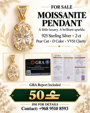 moissanite pendant