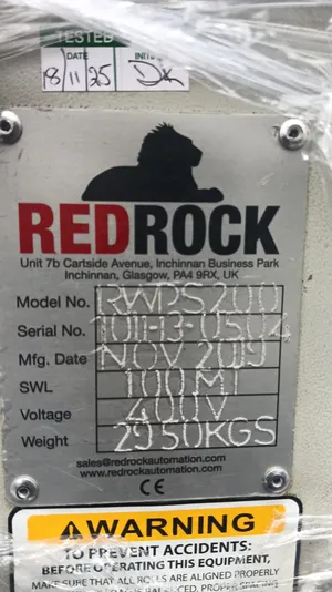 200 Ton Refurbished Welding Rotator (RedRock RWPS200/200)