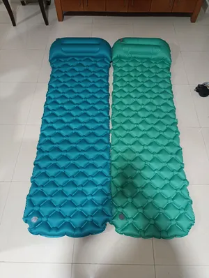 Lightweight Inflatable camping touristic mattress (orange, teal, blue or green - great condition!!)
