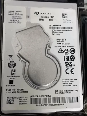هارد ديسك لابتوب 1TB Seagate Mobile HDD جديد بحال الوكاله ممتاز جدا