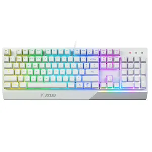 كيبورد ام اس اي سلكي ميكانيكي اصلي MSI USB WIRED KEYBOARD BLUE SWITCH