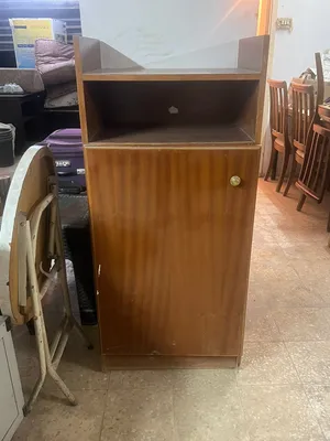 Used storage cabinet & side tables