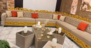 مجلس 13 مقعد وطقم طاولات 5 قطع