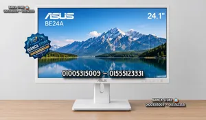 شاشة كمبيوتر Asus للبيع 24 بوصة LED FHD IPS Eye Care كسر زيرو بالكرتونة و الضمان موديل Model BE24A