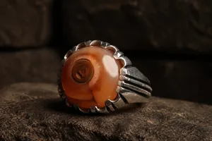 خاتم عقيق سليماني - Sulaimani Agate Ring