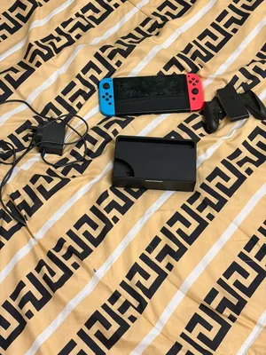 Nintendo switch Oled red and blue with all accessories