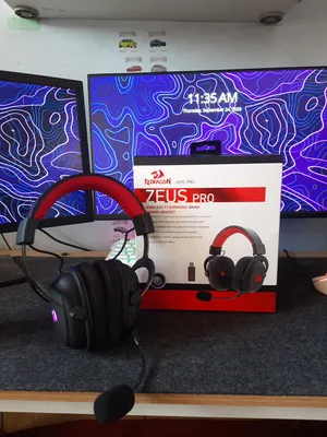 Redragon H510 Pro Zeus Wireless Gaming Headset سماعات قيمنق لا سلكية بتشتغل ع كل الأجه بحالة الوكالة