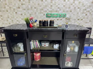 Kitchen cabinet with marble top for sale.