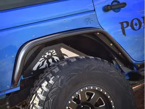 Rear JK CRUSHER Flares (Black)
