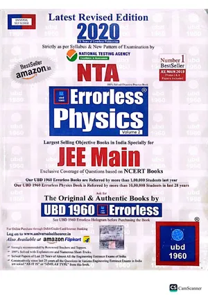 Complete NEET & JEE 8-Book Prep Set (HC Verma + Full Errorless PCB) – Very Good Condition