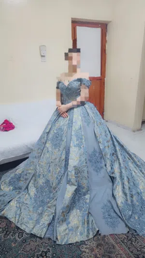 Beautiful Cinderella gawn can be used as engagement, wedding special occasions for rent or sale