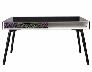 Modern Black & White Desk – AED 80