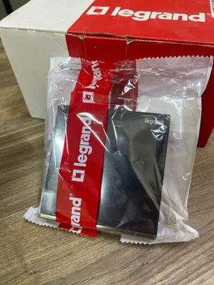 Brand New Legrand Galion Matt Black Switches & Sockets – 21 Pieces
