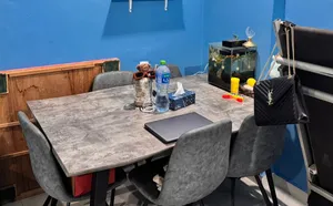 Urgent sale dining table and television
