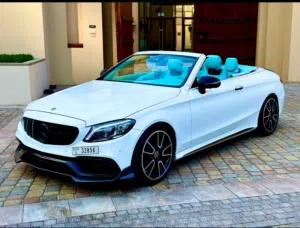 Convertible Mercedes Benz in Dubai