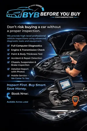 Professional Car Inspection in Dubai Before You Buy - BYB