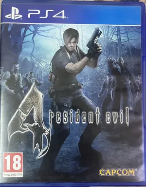RESIDENT EVIL 4 FOR PS4 IN PERFECT CONDITION NO SCRATCHES