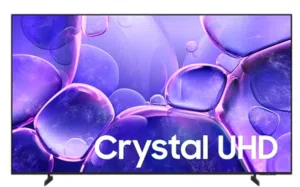 شاشه سامسونج 65 الحديث 2025 تلفزيون ذكي Crystal UHD 4K طراز U8000F حجم 65  بوصة   أحدث مانزل جديد