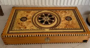 طاولة زهر Helena wood art high quality