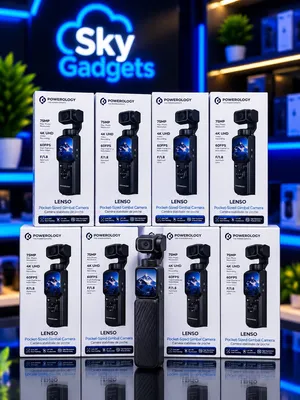 Brand New Powerology Lenso gimbal camera in oman  Secure Grip