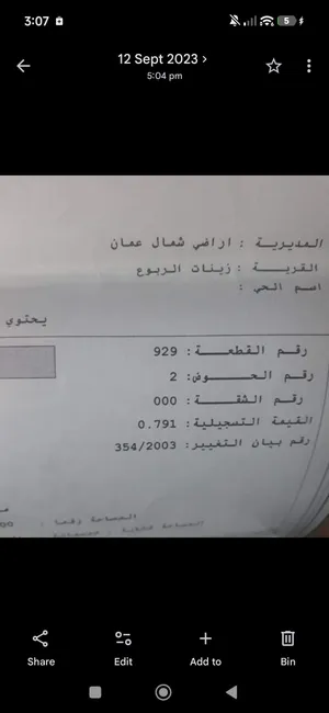 قطعة أرض في شفا بدران بسعر مناسب جدا جدا