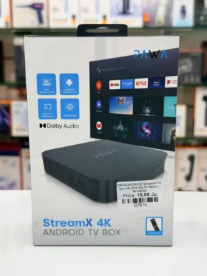 Brand New Pawa StreamX TV Box in Oman 4K UHD Resolution