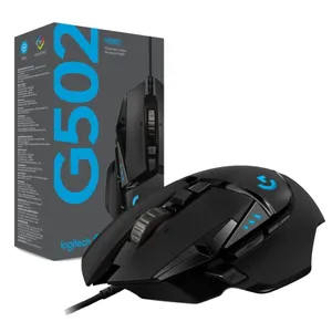 ماوس لوجيتيك سلكي اصلي LOGITECH USB WIRED MOUSE 25600 DPI