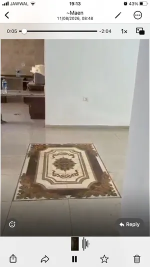 145 m2 3 Bedrooms Apartments for Sale in Nablus Rafidia