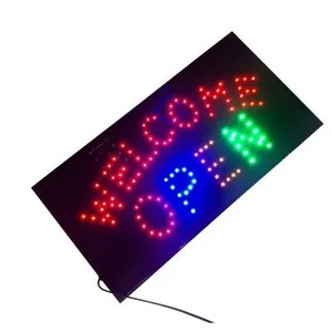 ليد ممتاز لافتة مفتوح Glowing LED Sign for Shops